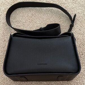 The Horse Black Leather Crossbody Bag